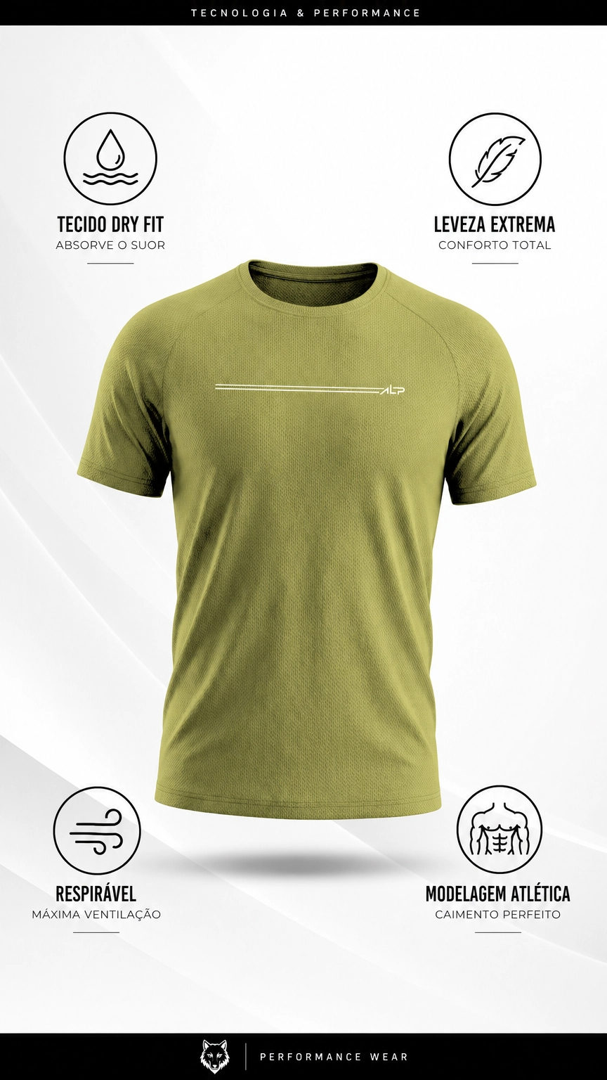 Tecnologia & Performance: Tecido Dry Fit, Leveza Extrema, Respirável e Modelagem Atlética
